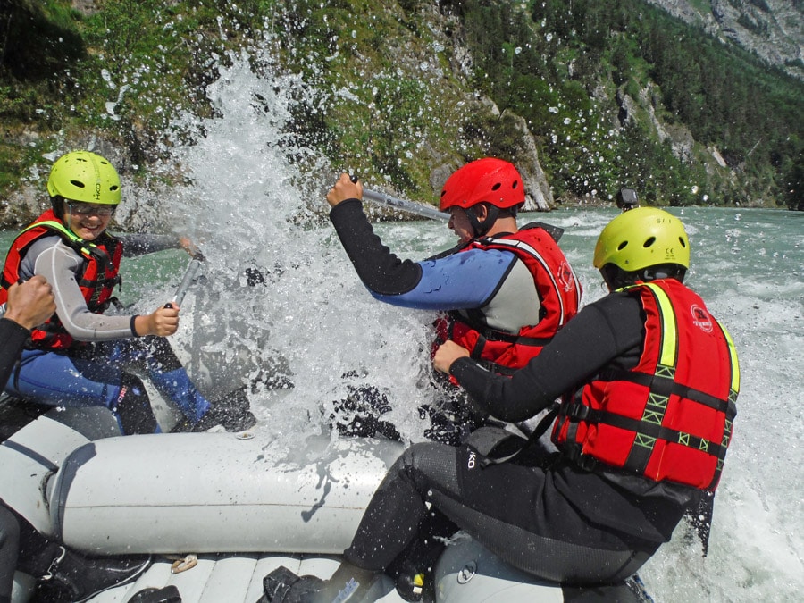 Rafting for school groups