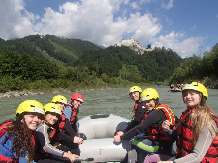 Rafting für Schulen Salzburg